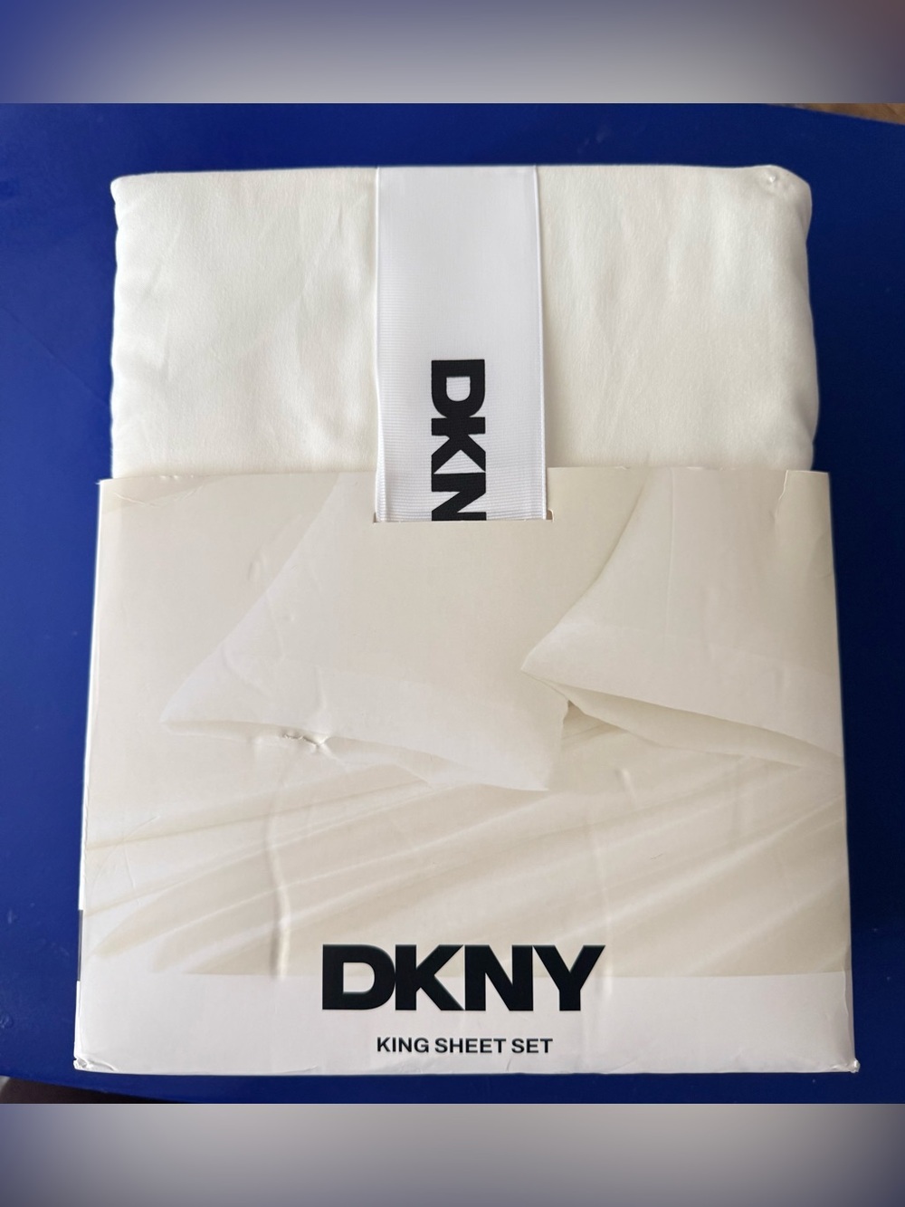 DKNY Cream King Sheet Set